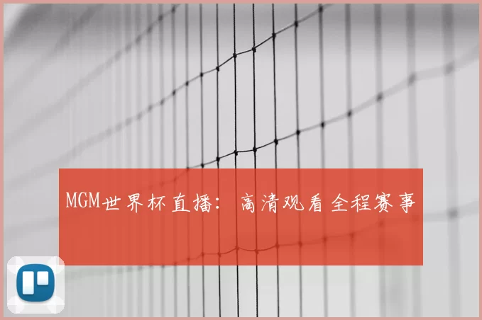 MGM世界杯直播：高清观看全程赛事