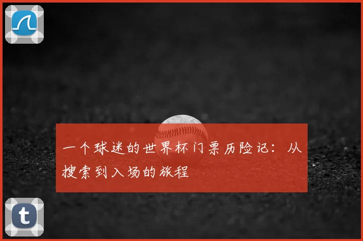 一个球迷的世界杯门票历险记：从搜索到入场的旅程
